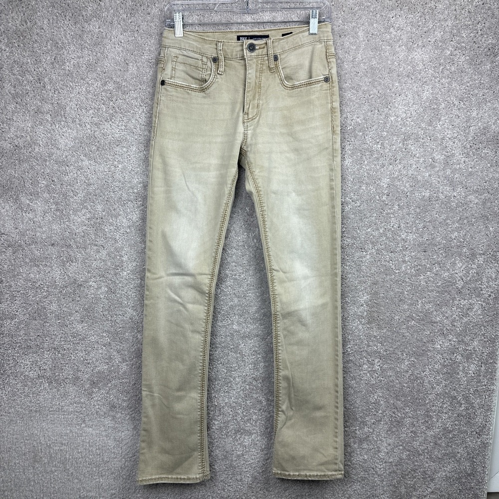 BKE Pants Mens 29x32 Beige Jake Straight Chino Stretch Casual Khakis Comfort